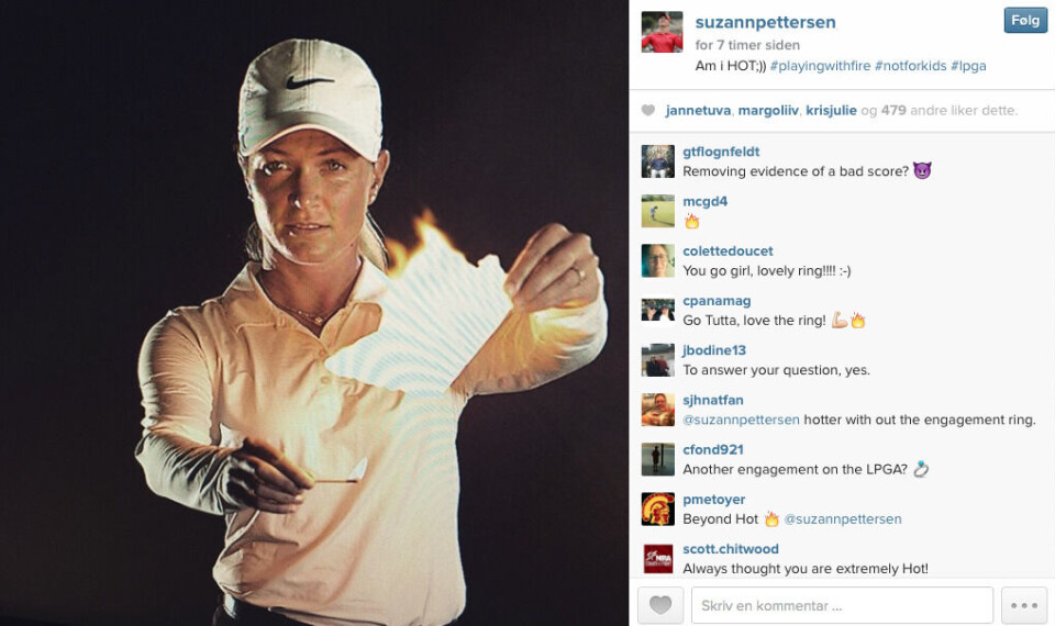 – Suzann Pettersen skal gifte seg!