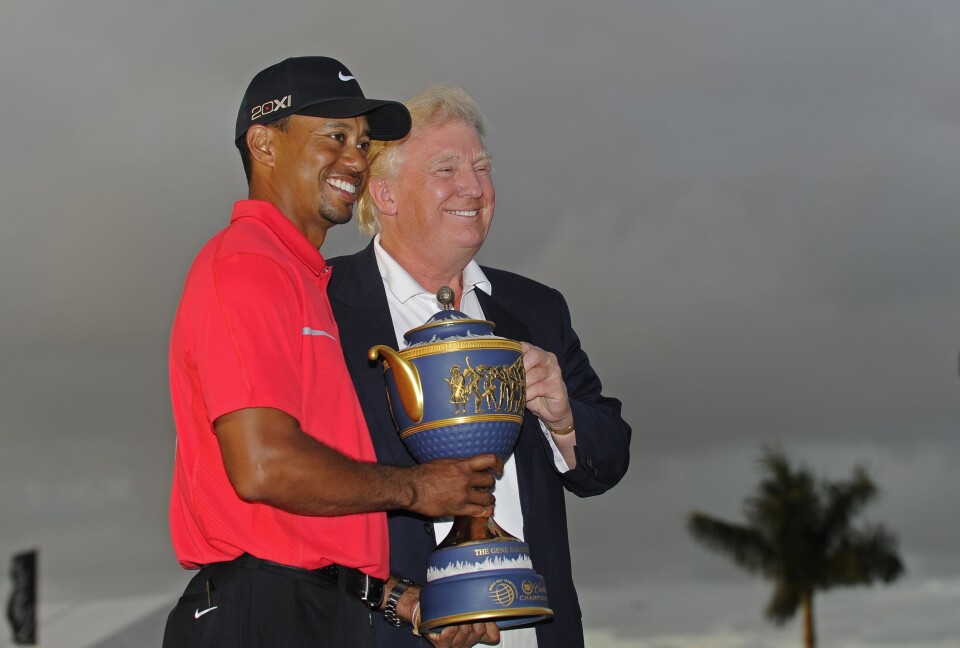 Tiger og Nicklaus imponerte Trump