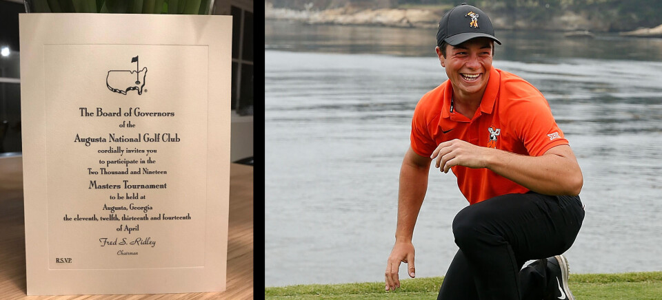 Endelig fikk Viktor drømmeinvitasjonen til Augusta!
