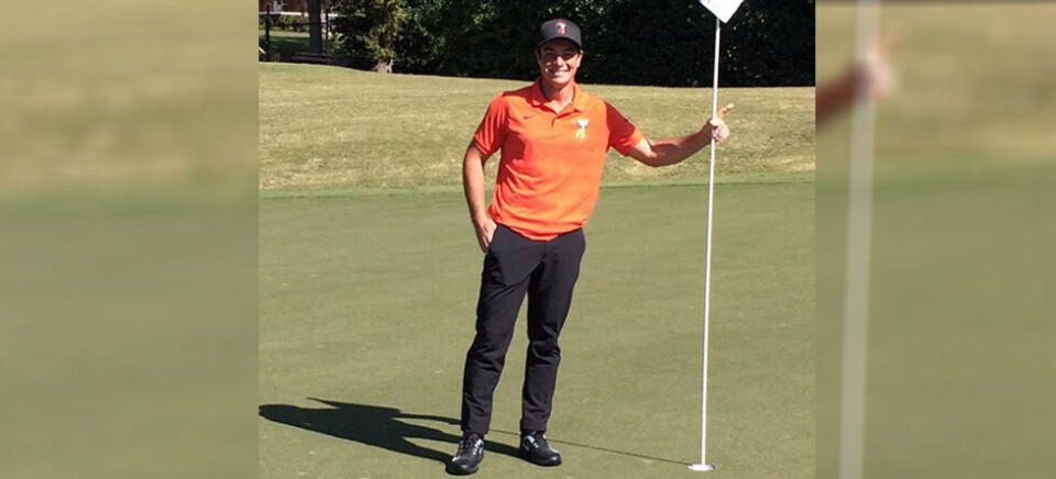 Hovland gjorde sin første hole-in-one