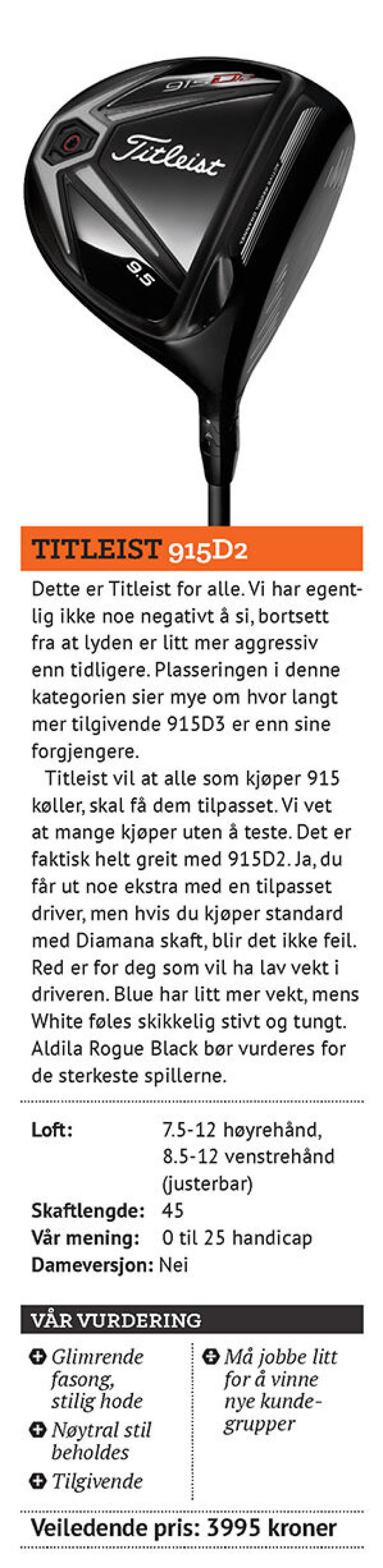 Utstyrstesten 2015: Drivere