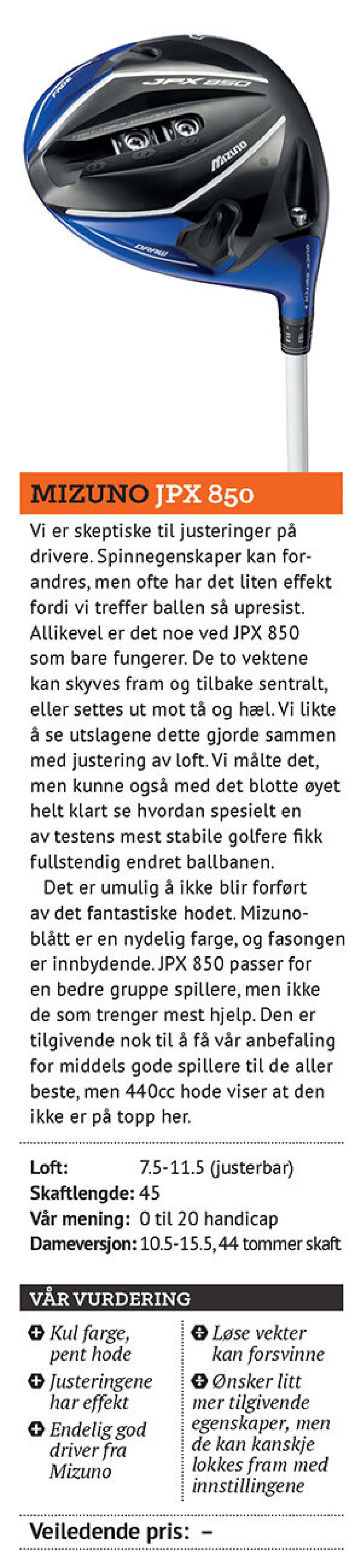 Utstyrstesten 2015: Drivere