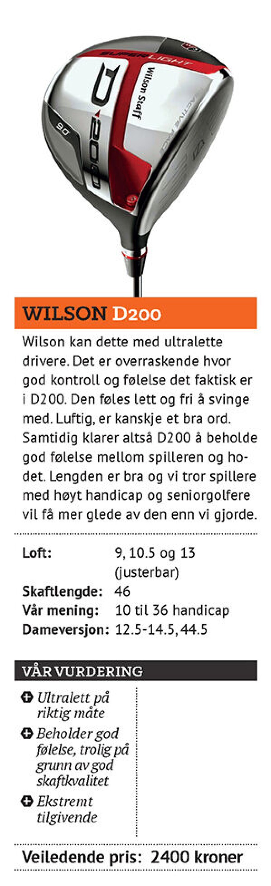 Utstyrstesten 2015: Drivere