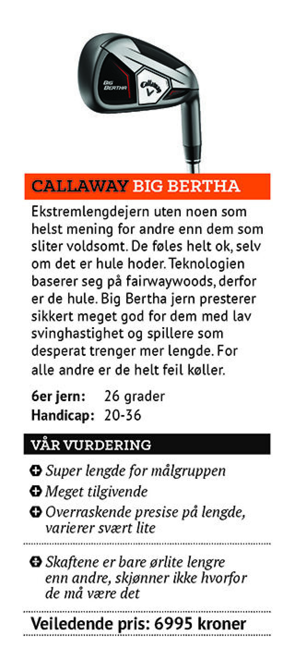 Utstyrstesten 2015: Jernkøller