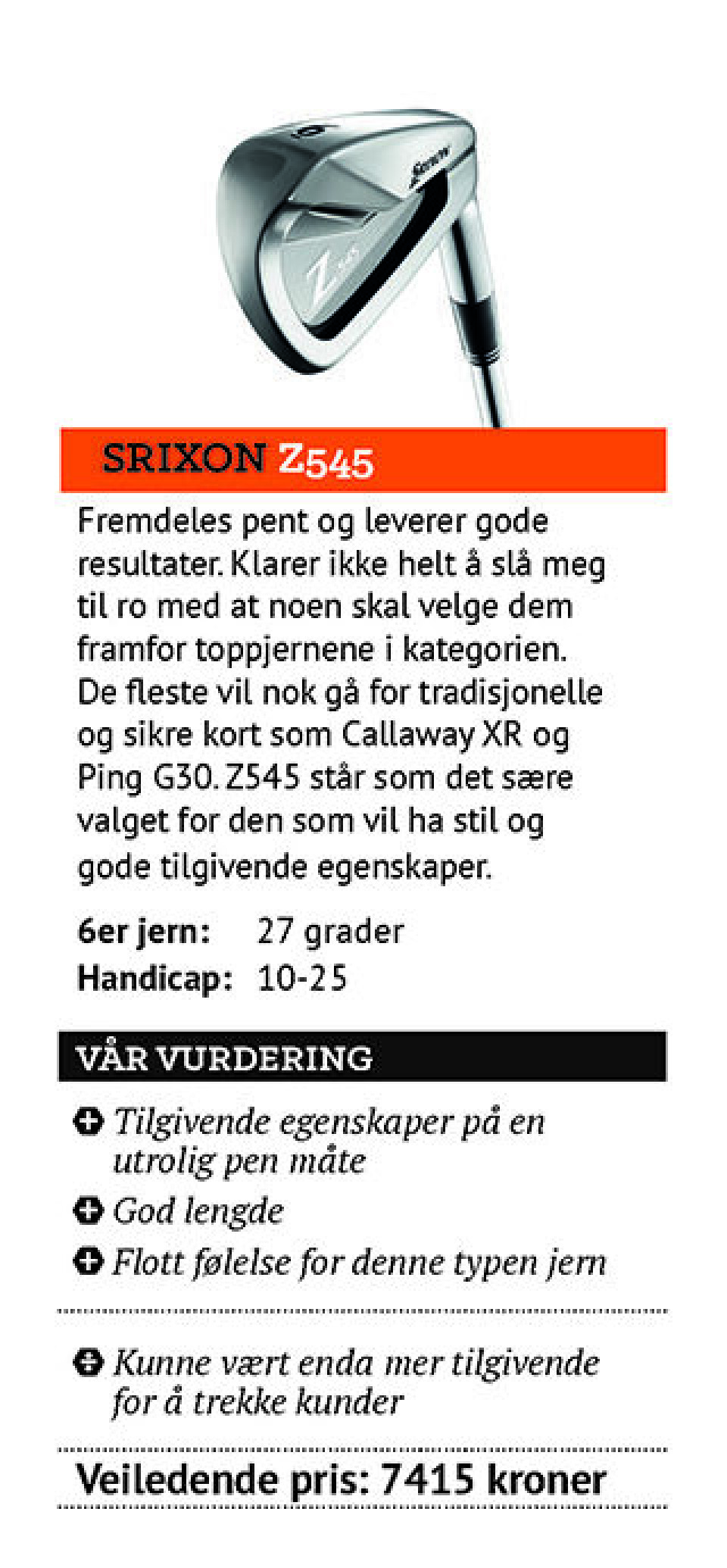Utstyrstesten 2015: Jernkøller