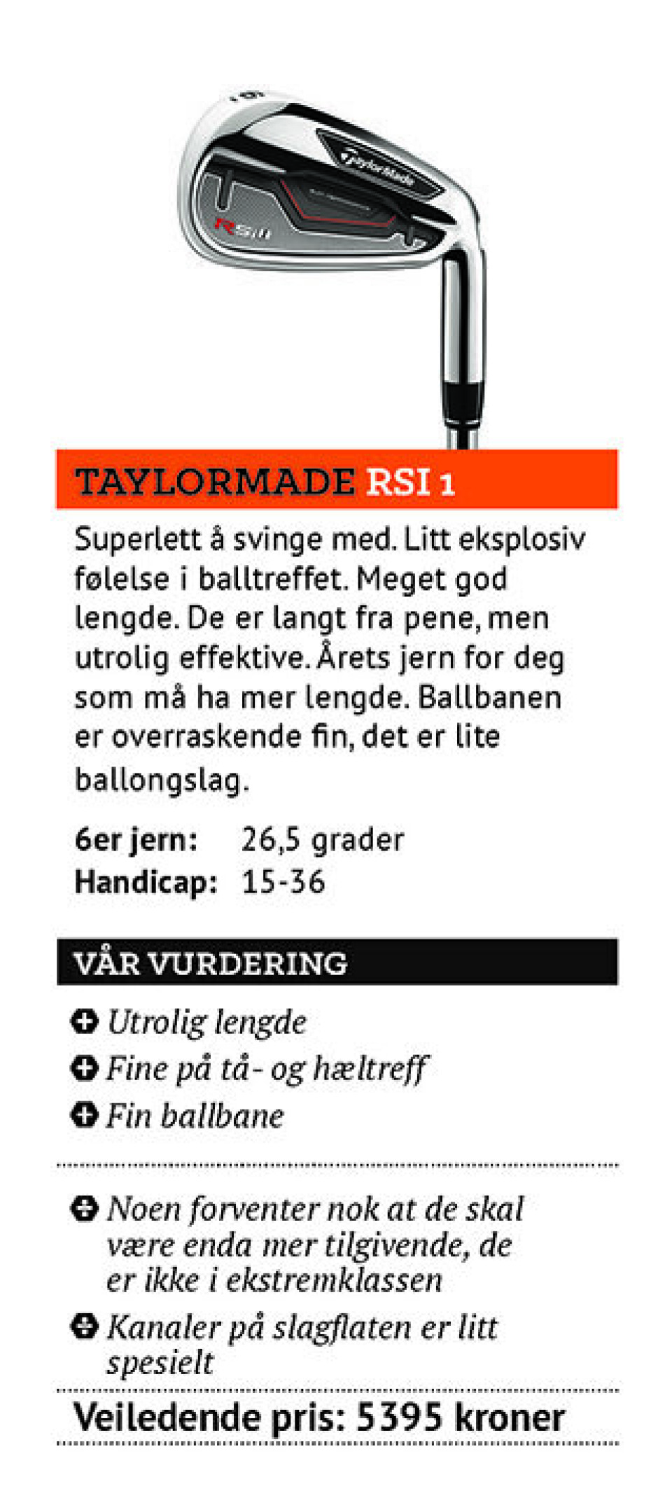 Utstyrstesten 2015: Jernkøller