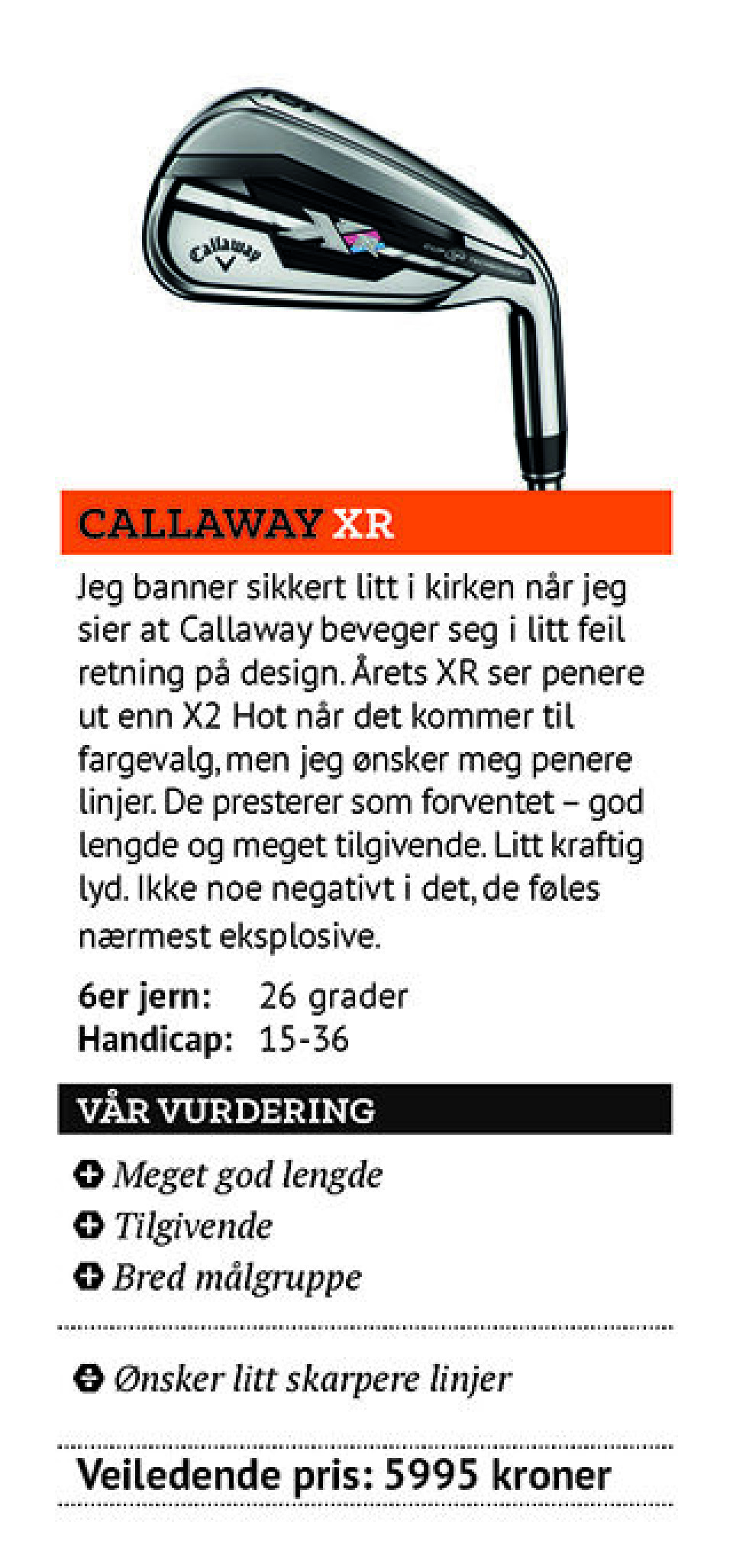 Utstyrstesten 2015: Jernkøller