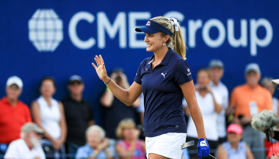Lexi Thompson spilte meget god golf med PGA-tourgutta torsdag og fredag, men det holdt akkurat ikke til å klare cuten. Foto: Mike Ehrmann / Getty Images