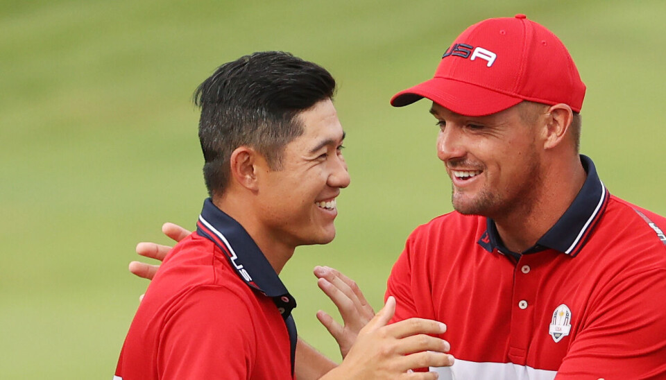 Både Morikawa og DeChambeau blir å se på Bethpage Black i september. Her fra 2021-utgaven av turneringen.