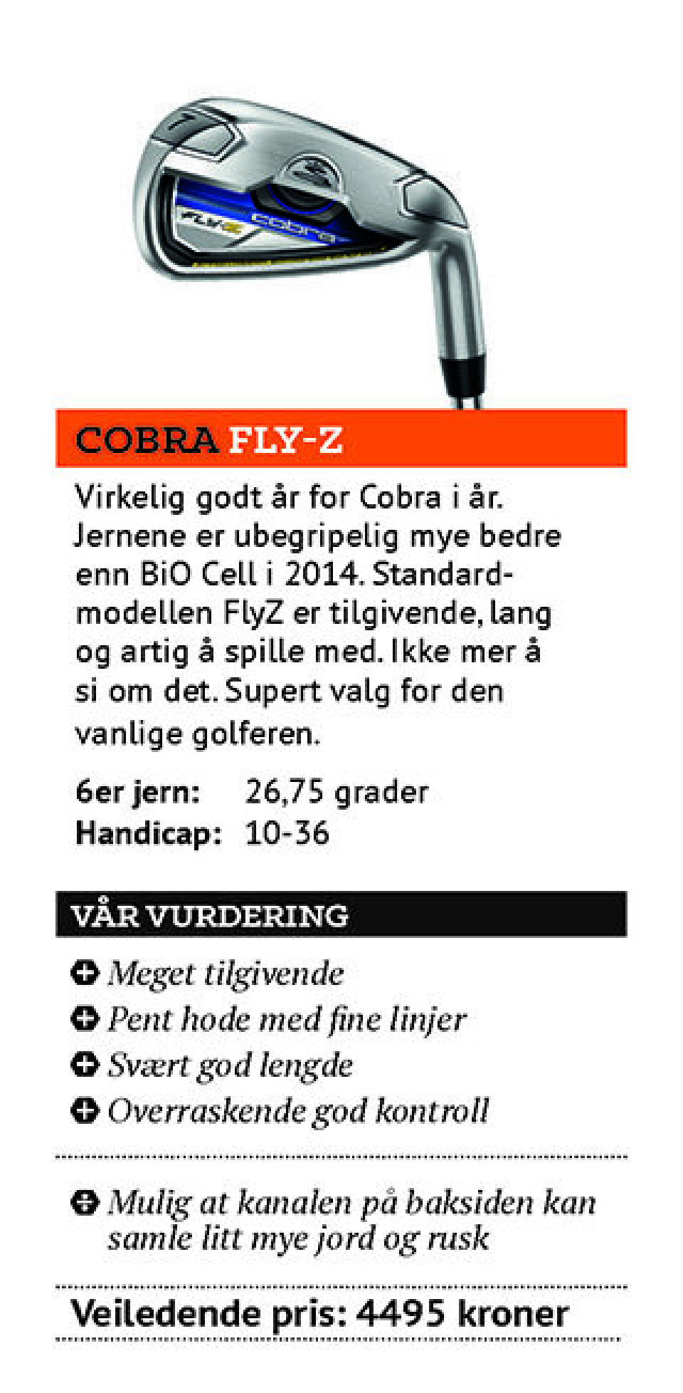 Utstyrstesten 2015: Jernkøller