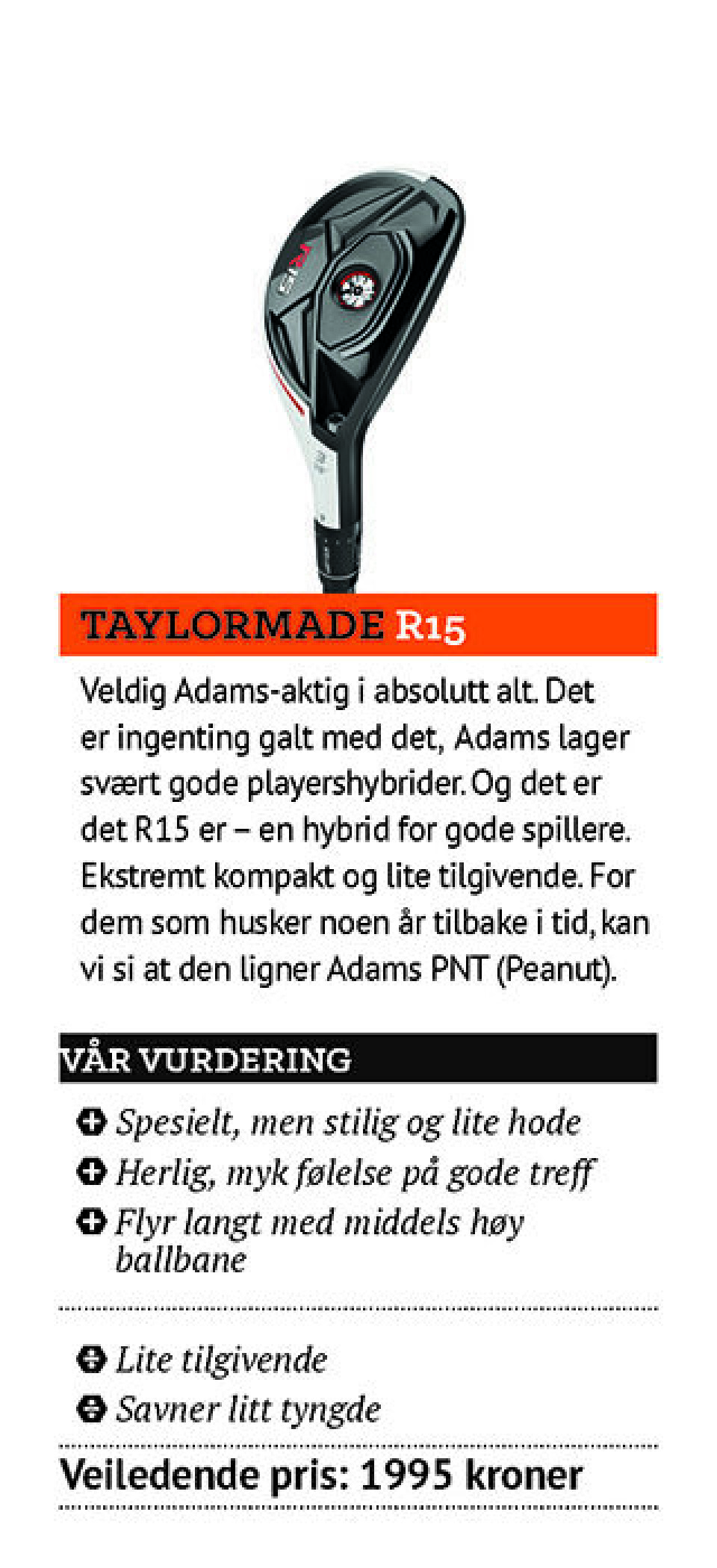 Utstyrstesten 2015: Hybrider