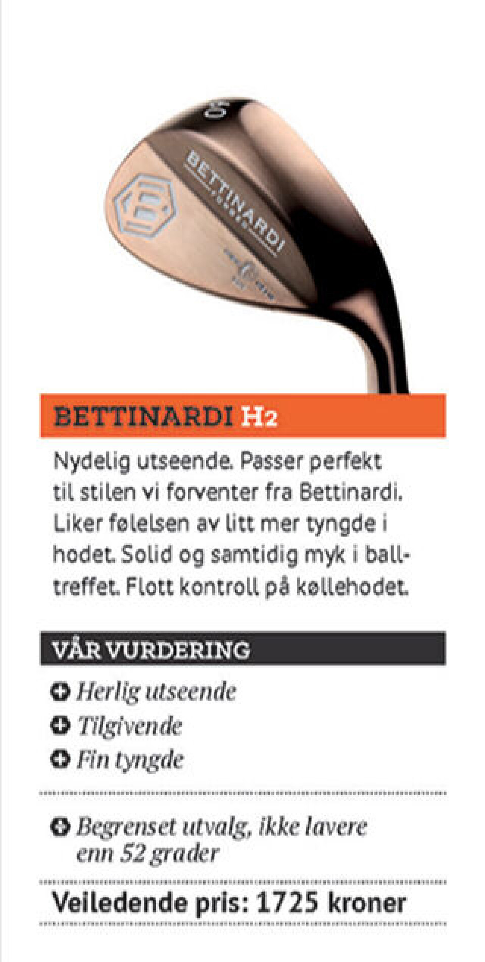 Utstyrstesten 2015: Wedger