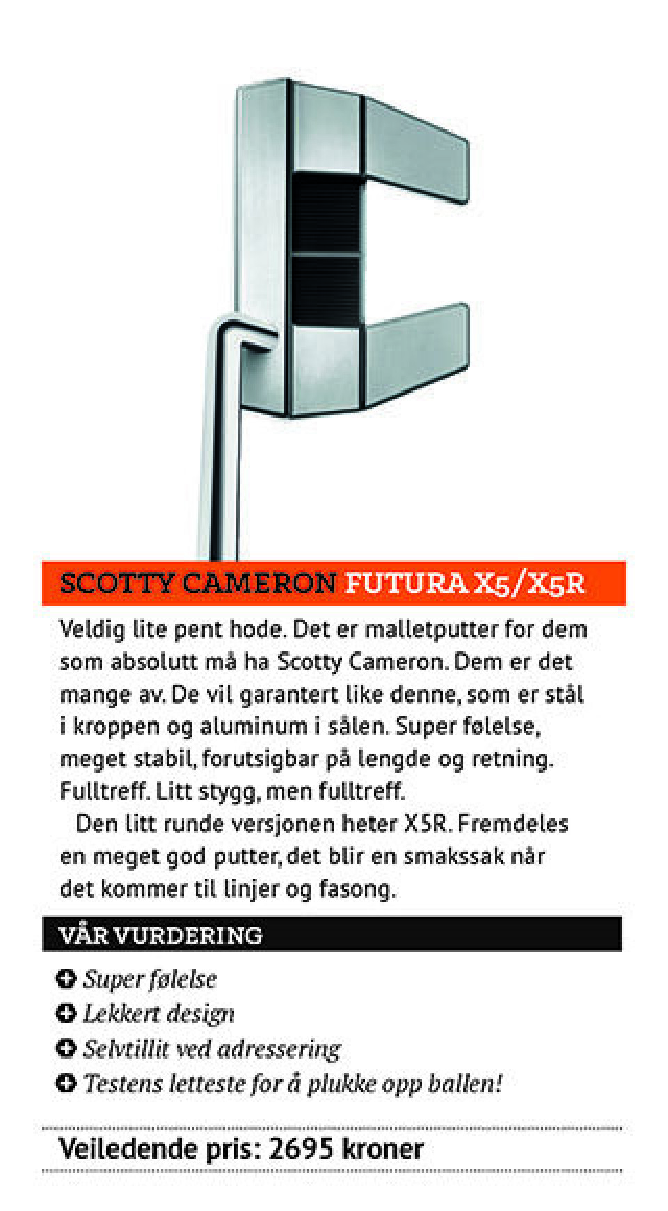 Utstyrstesten 2015: Puttere