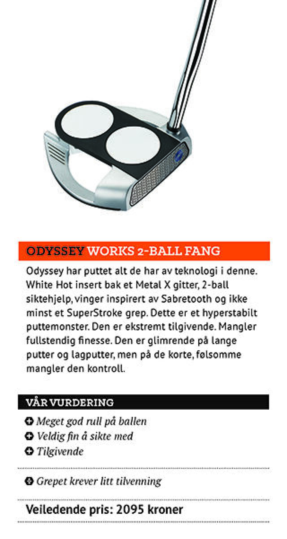 Utstyrstesten 2015: Puttere