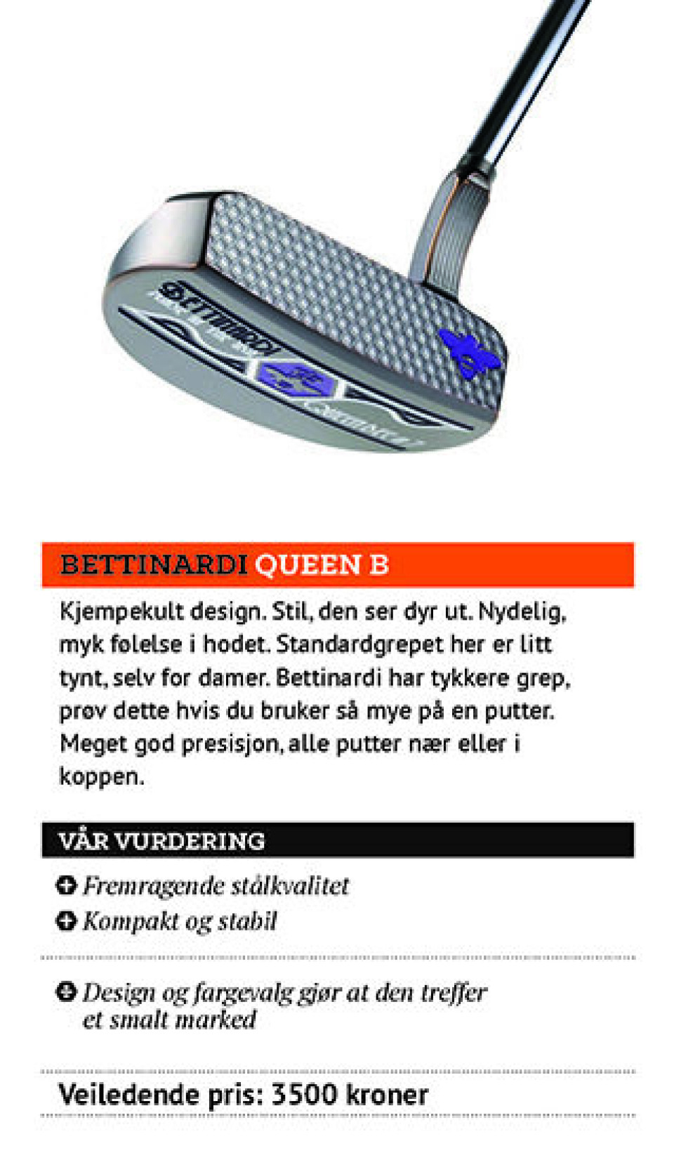 Utstyrstesten 2015: Puttere