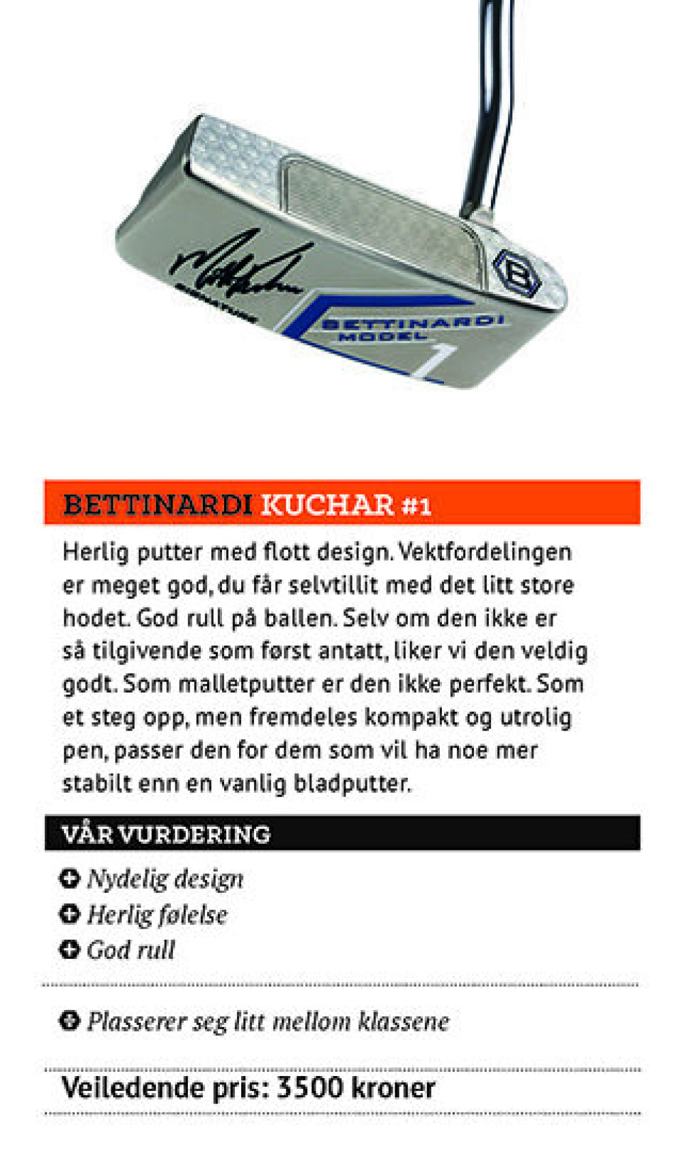 Utstyrstesten 2015: Puttere