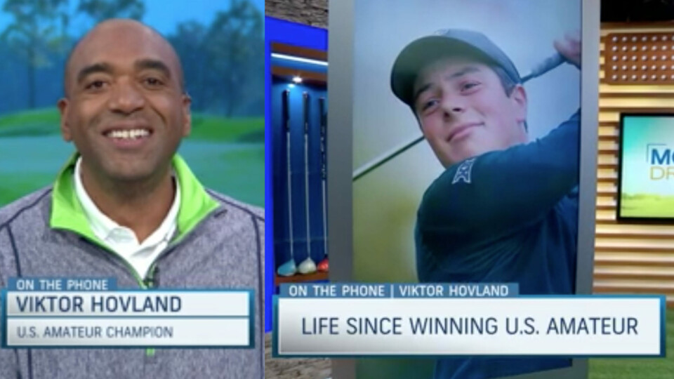 Se Hovland på Golf Channel: – Det har vært ellevilt