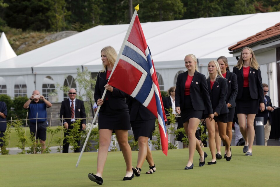Lag-EM: Banket Østerrike rød, hvit og blå