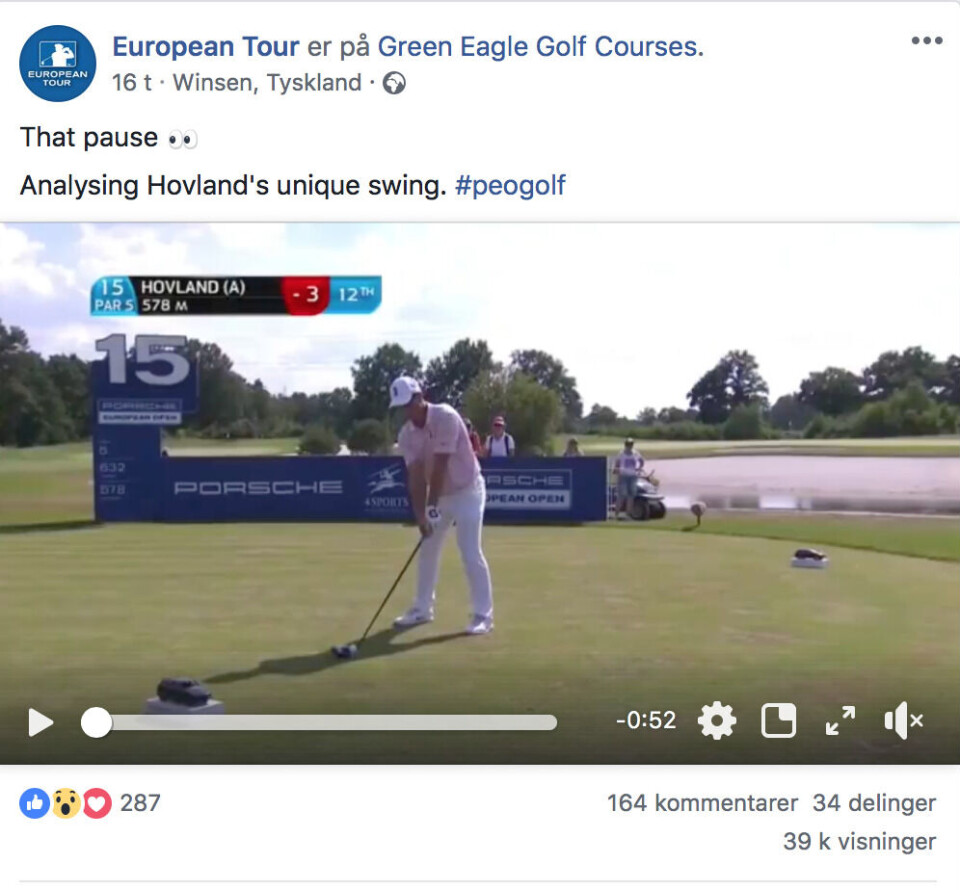 Hovlands nye sving er blitt en snakkis