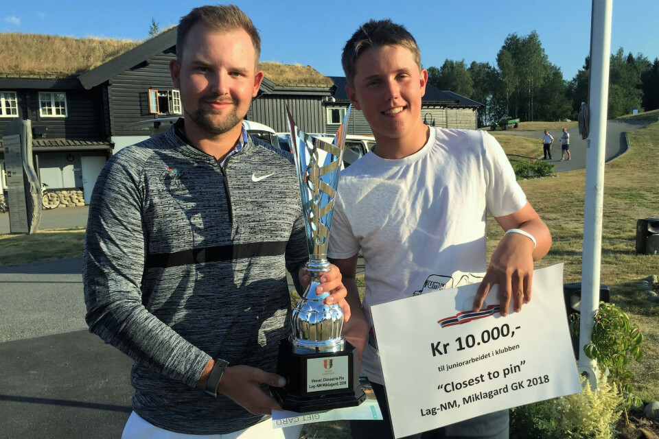 Vant 10.000 til klubbens juniorarbeid