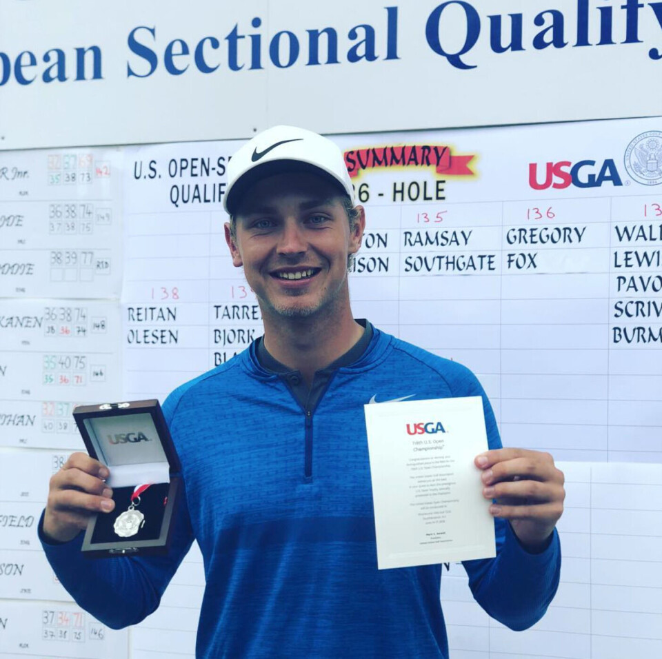Kristoffer Reitan klar for U.S. Open!