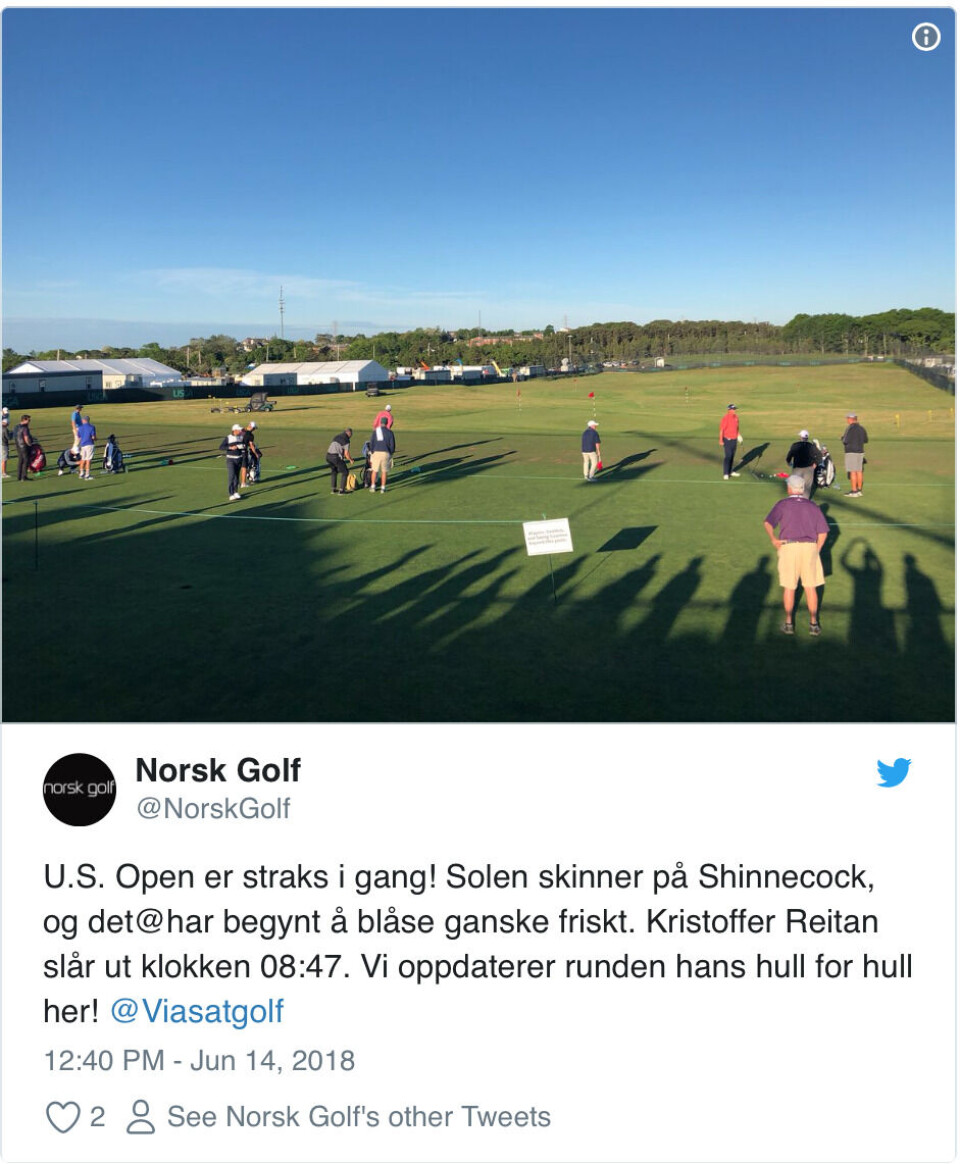 Følg Reitan slag for slag i U.S. Open!