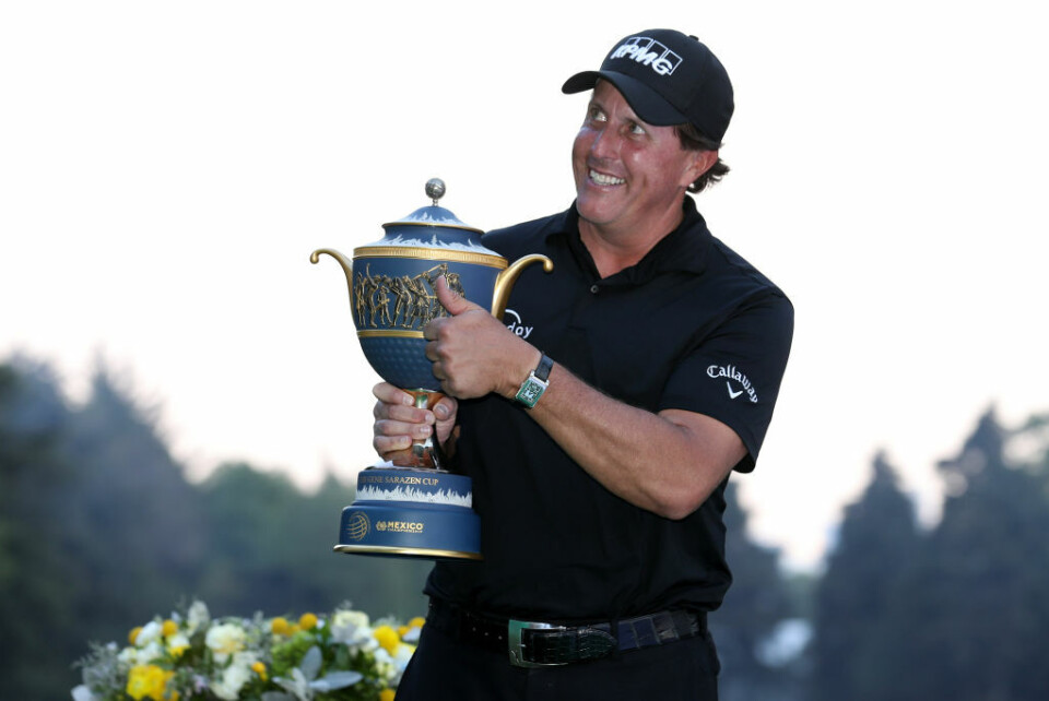 Drama da Mickelson endelig stoppet seierstørken