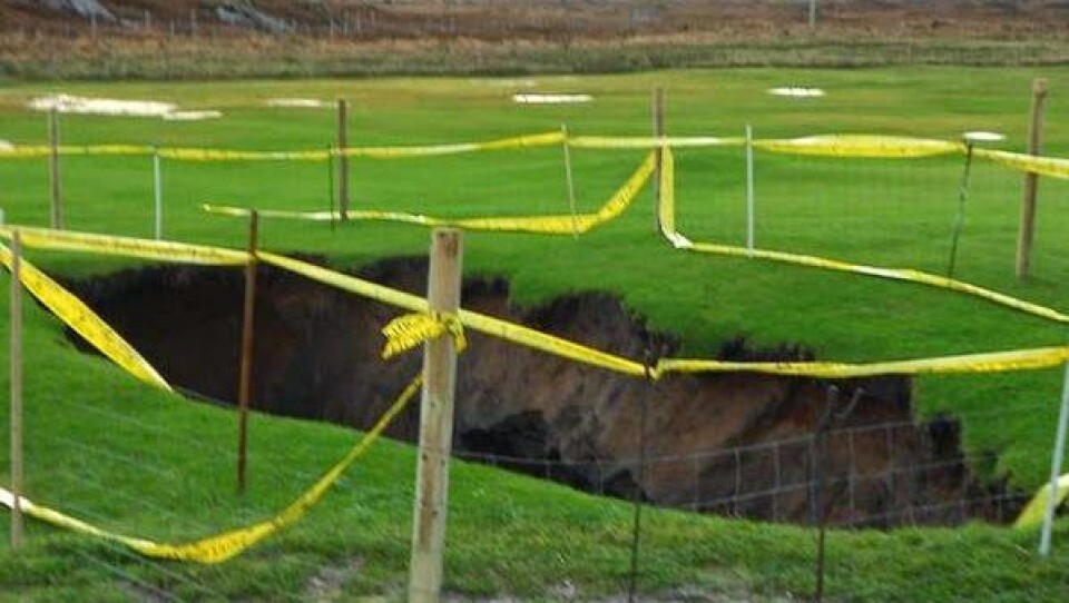 Dette hullet kan bety slutten for golfklubb