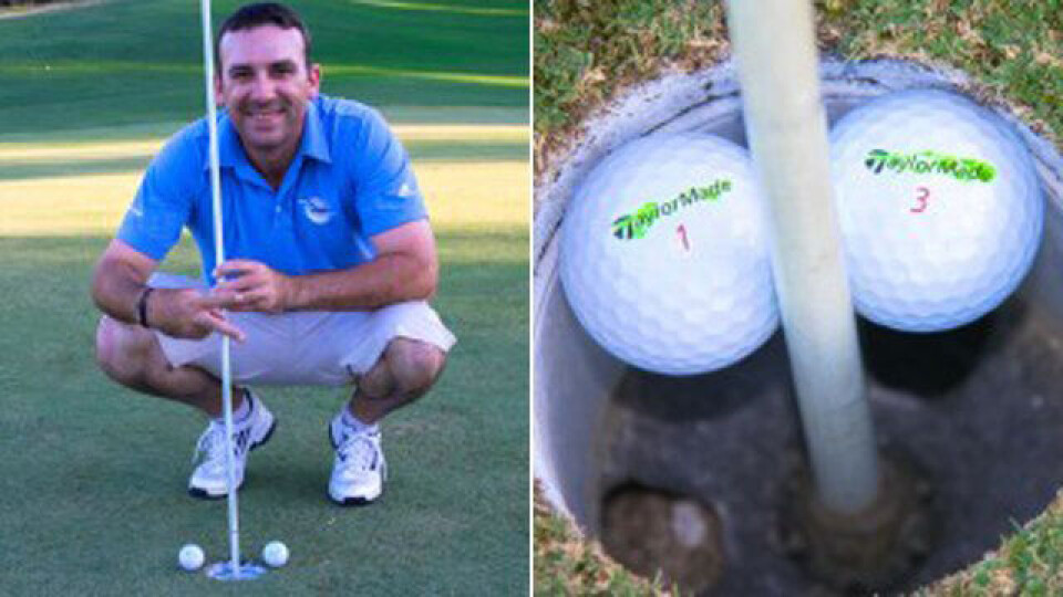 To hole-in-ones, samme dag, samme hull!