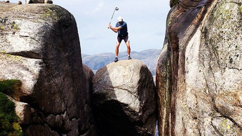 Golf møter norsk natur