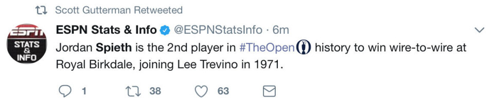 Fra kollaps til magi da Spieth vant The Open