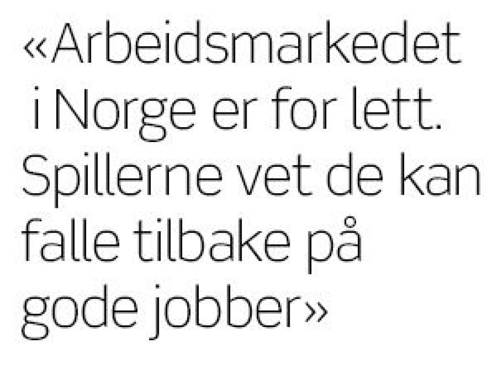 – Ingen andre gir utøverne bedre forutsetninger for å lykkes