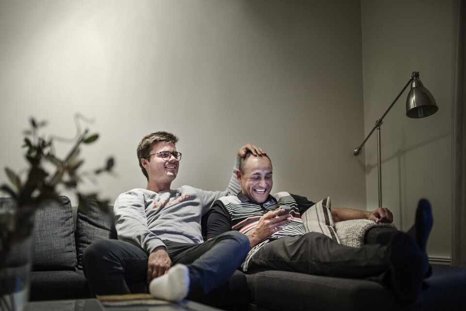Arnøy og Krogh greide cuten. Aron sprakk