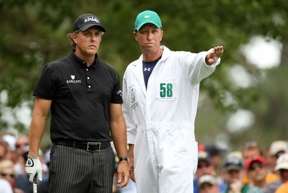 Mickelson og «Bones» skiller lag