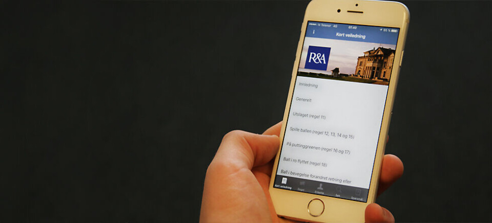 Nå er norsk regelbok tilgjengelig på iPhone