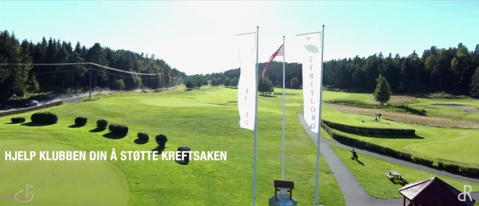 Pink Cup fyller ti år: Vinneren får dronefilm av golfbanen sin