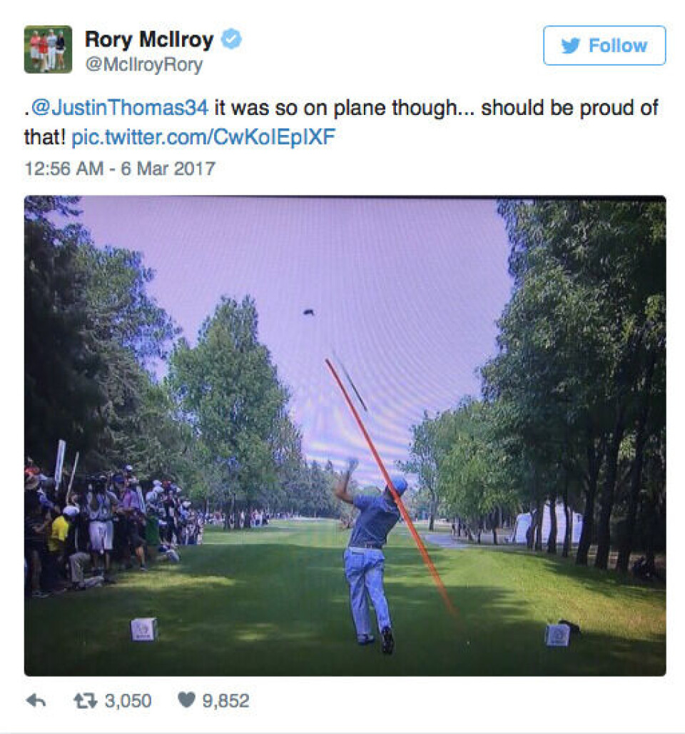 Thomas får tyn av McIlroy etter køllekasting
