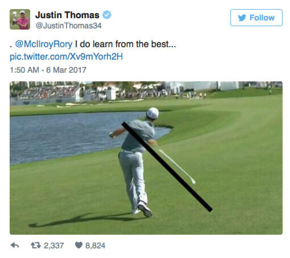 Thomas får tyn av McIlroy etter køllekasting
