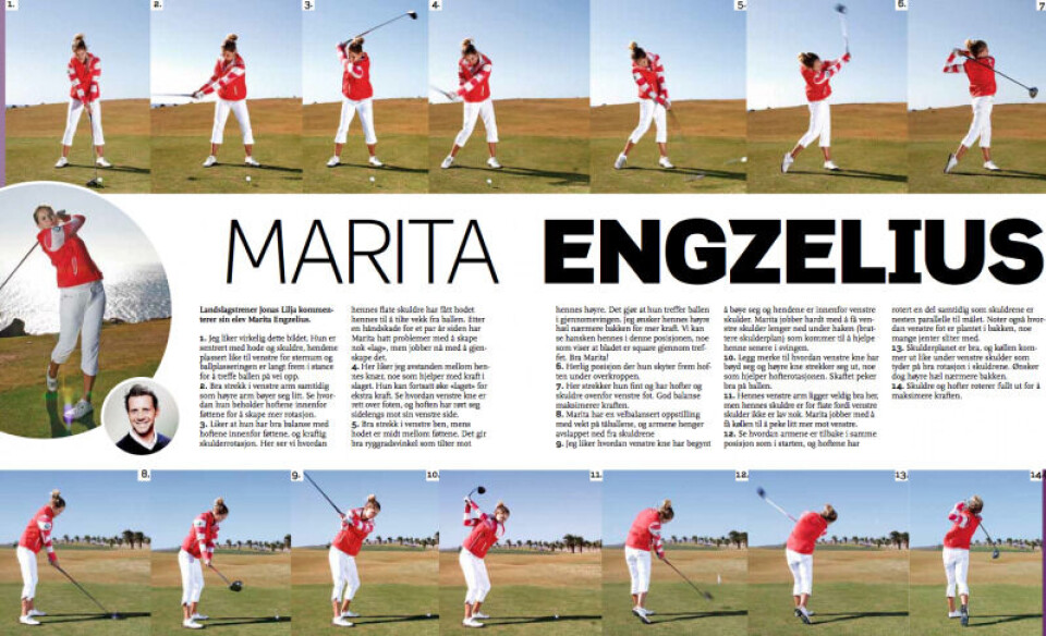 Stilstudie av Maritas sving