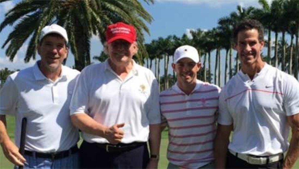 Rory svarer på kritikken etter Trump-runde