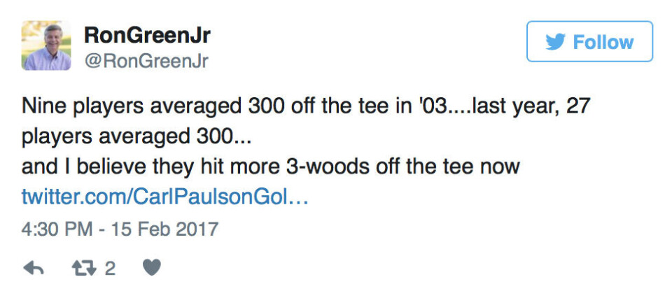Kritikken hagler mot USGA og R&A etter rapport om slaglengde