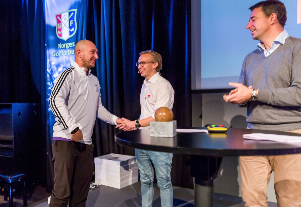 André Toth hedret som årets forbilde i Golf-Norge