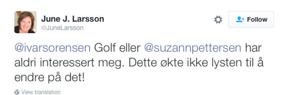 Tutta gratulerte Trump - så slettet hun innlegget etter massiv hets