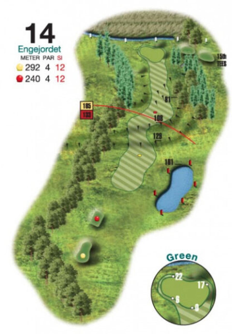Gjorde hole-in-one på par-4!