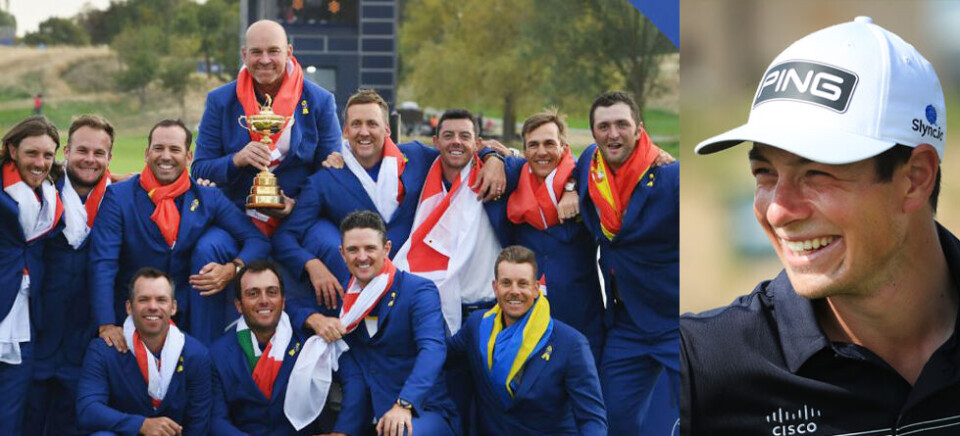Akkurat nå er Hovland inne i Ryder Cup-varmen for første gang!