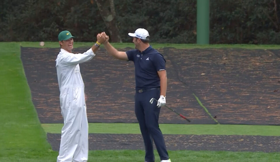 Se Jon Rahms utrolige hole in one på Augusta!