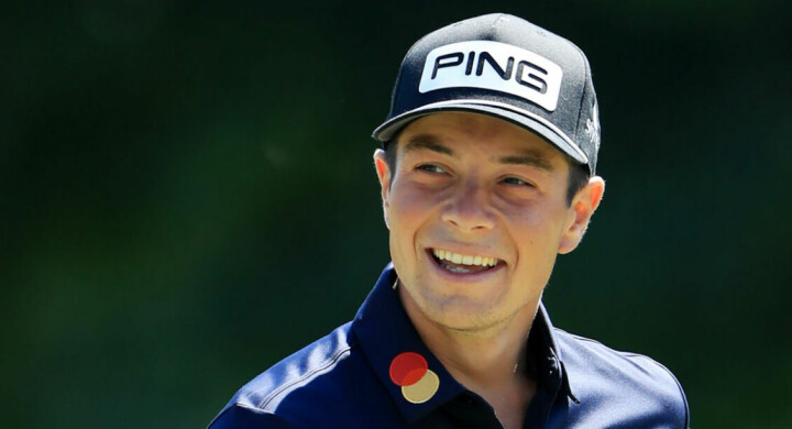ATLANTA, GEORGIA - SEPTEMBER 07: Viktor Hovland of Norway looks on over the third green during the final round of the TOUR Championship at East Lake Golf Club on September 07, 2020 in Atlanta, Georgia. (Photo by Sam Greenwood/Getty Images)