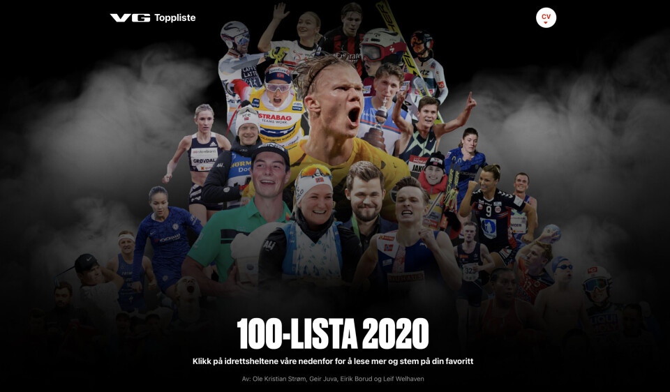 Hovland folkets idrettsfavoritt i stor VG-kåring