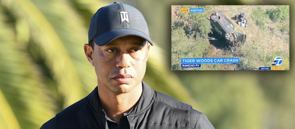 Tiger Woods alvorlig skadet i bilulykke