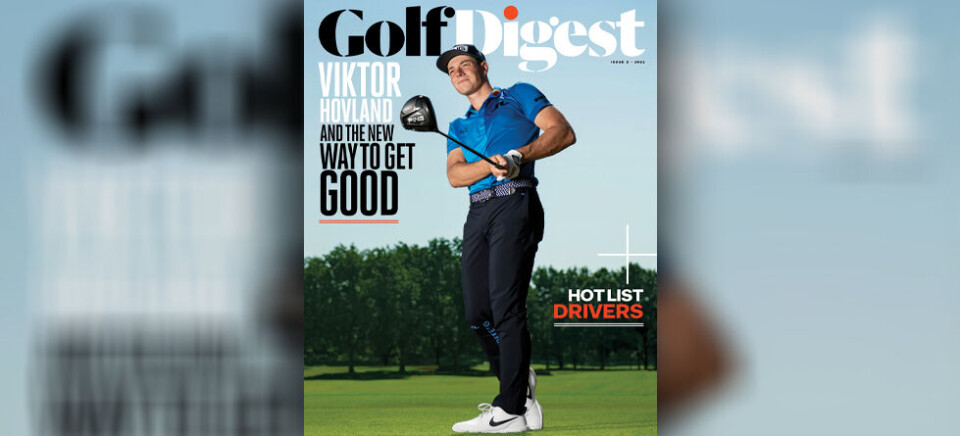 Hovland coverstjerne i verdens største golfmagasin